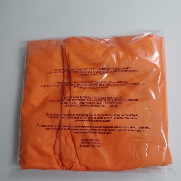 Harvest 25 Gallon All Purpose Storage Bag NEW Orange -Handles & Zipper - Picture 7 of 8